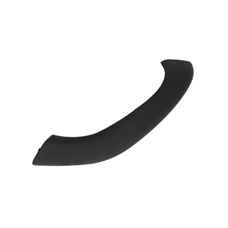 Black curved door handle pull trim cover for car left inside door
