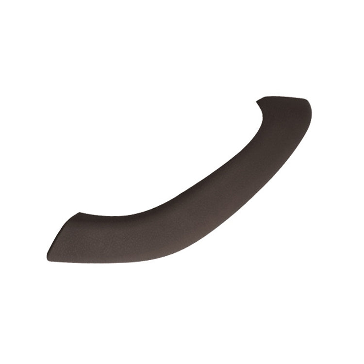 Dark brown curved door handle pull trim cover for car left inside door