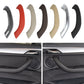 Set of curved left inside door handle pull trim covers in multiple colors