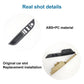 Black window switch trim panel for left front door with button openings