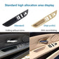 Left front door window switch trim panel: black standard and beige high profile