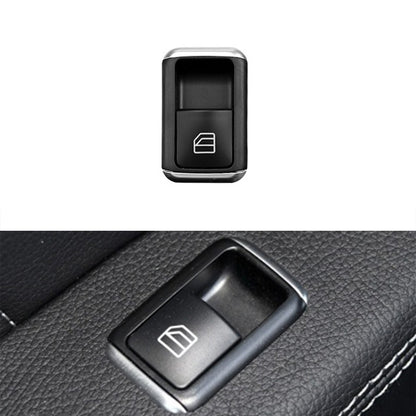 Single window lift switch with up-arrow icon, black bezel