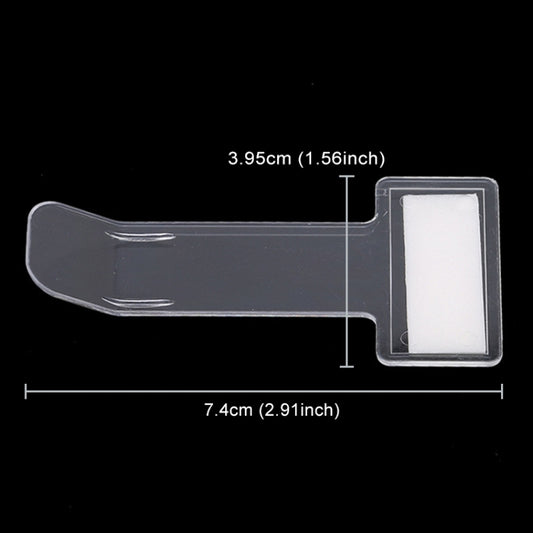 10 PCS Car Plastic Mounted Bill Clip Holder Parking Timing Car Ticket Holder, Plastic Mounted  Clip