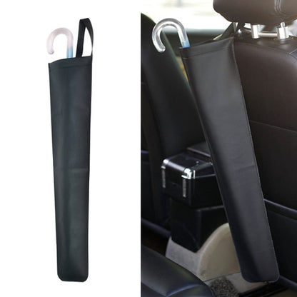 Waterproof Foldable Car Umbrella Cover Storage Bag, Black