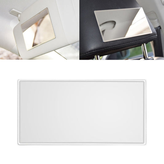 Portable Car Sunshade Makeup Mirror Stainless Steel Vanity Mirror, Size: 110 x 65mm, 110 x 65mm