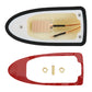 Shark-fin antenna parts kit with internal circuit board and mounting hardware