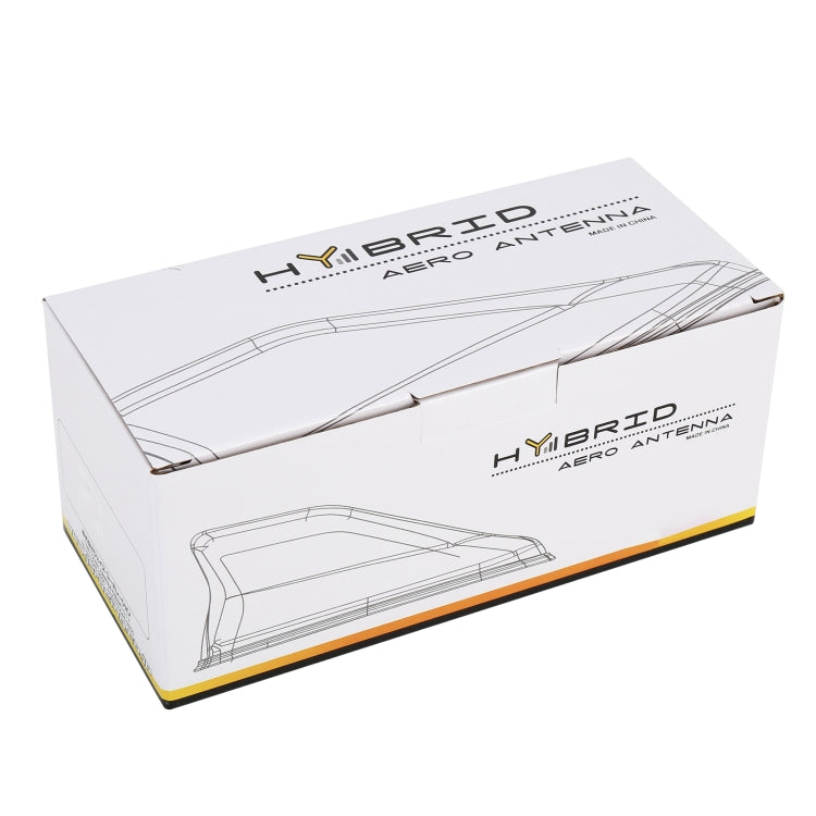 Hybirid shark-fin aero car antenna retail box packaging