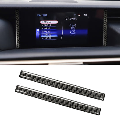 Car Carbon Fiber Navigation Decorative Sticker for Lexus IS250 2013-, Left Drive, Navigation