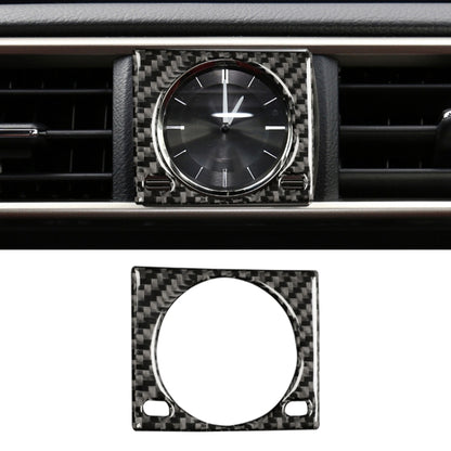 Car Carbon Fiber Clock Box Decorative Sticker for Lexus IS250 2013-, Left Drive, Clock Box