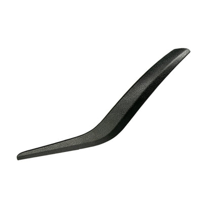 Black interior car door handle pull, curved design