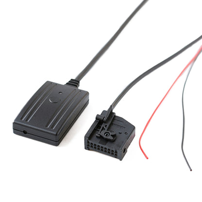Car audio 18-pin adapter cable with black module and multi-pin vehicle connector