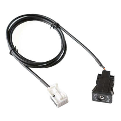 Car Handheld Box AUX Interface Connector + Cable Wire Harness for Volkswagen Bora / Audi, For Volkswagen Bora