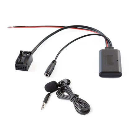 Car AUX Bluetooth audio cable with inline microphone and 3.5mm audio plug