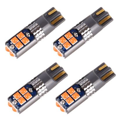 T10 LED clearance light bulbs, 10-SMD with amber/orange glow (4-pack)