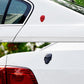 Three-dimensional Devil Skull Metal Plating Car Sticker, Plating Bronze, Red, Silver, Black