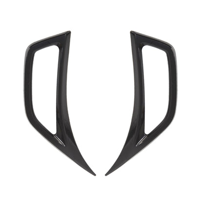Black fender side air outlet trim panel, U-shaped pair for Jeep Wrangler JL