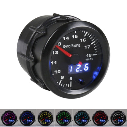 52mm Car Modified Colorful Voltmeter, Voltmeter