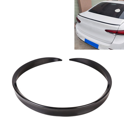 Car Modified Plastic Rear Wing Side Spoiler Lip, Black, Black