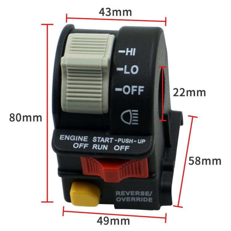 Motorcycles Left Handlebar Switch 4010262 for Polaris Sportsman, 4010262