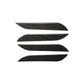 4 PCS Carbon Fiber Car Outside Handle Decorative Sticker for Tesla Model S, Outside Handle