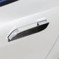 4 PCS Carbon Fiber Car Outside Handle Decorative Sticker for Tesla Model S, Outside Handle