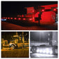 Truck side marker LED light bulbs set, multiple colors with illuminated red and white LEDs