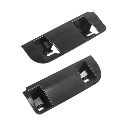 Black plastic tailgate handle repair clips with mounting tabs