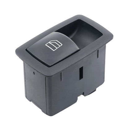 Power window lifter switch with window-lift icon, black plastic housing