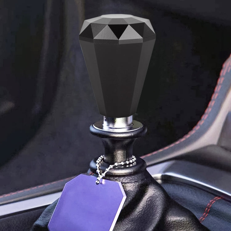 Universal Car Diamond Shape Metal Gear Shift Knob, Purple, Red, Black, Blue