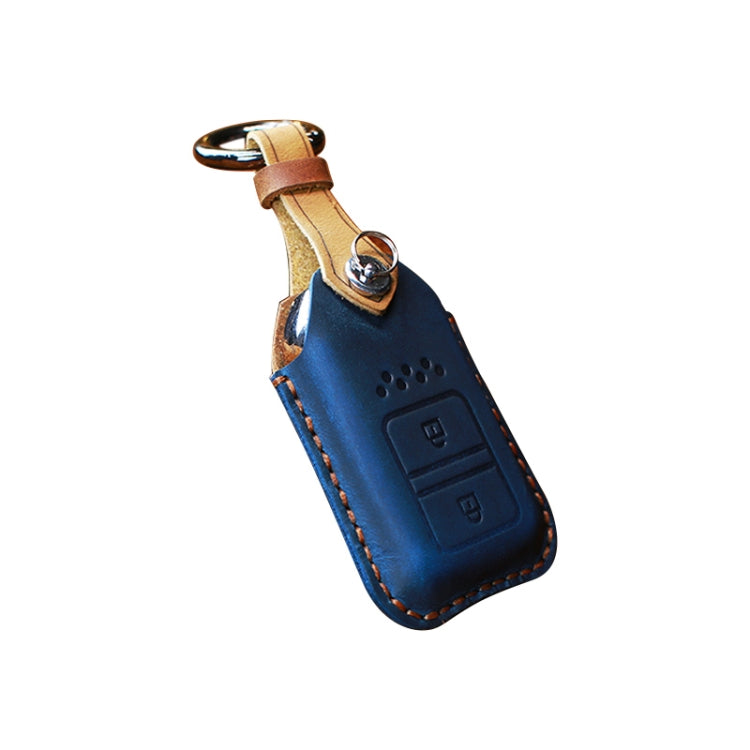 For Honda Car Cowhide Leather Key Protective Cover Key Case, Two Keys Version, For Honda, Two Keys Version