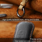 For Mazda Old Style Hallmo Car Cowhide Leather Key Protective Cover Key Case, Three Keys Version, Three Keys Version, For Mazda Old Style, Three Keys Version, For Mazda Old Style