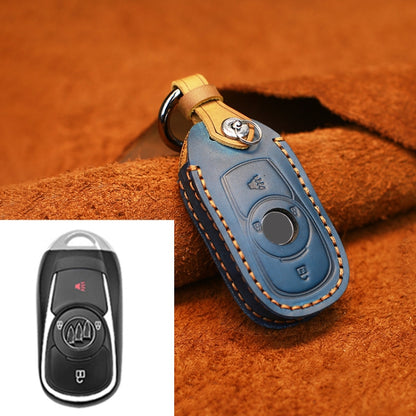 For Buick Car Cowhide Leather Key Protective Cover Key Case, Four Keys Version, For Buick, Four Keys Version