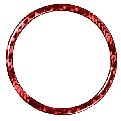 Red carbon fiber-style stopwatch ring sticker