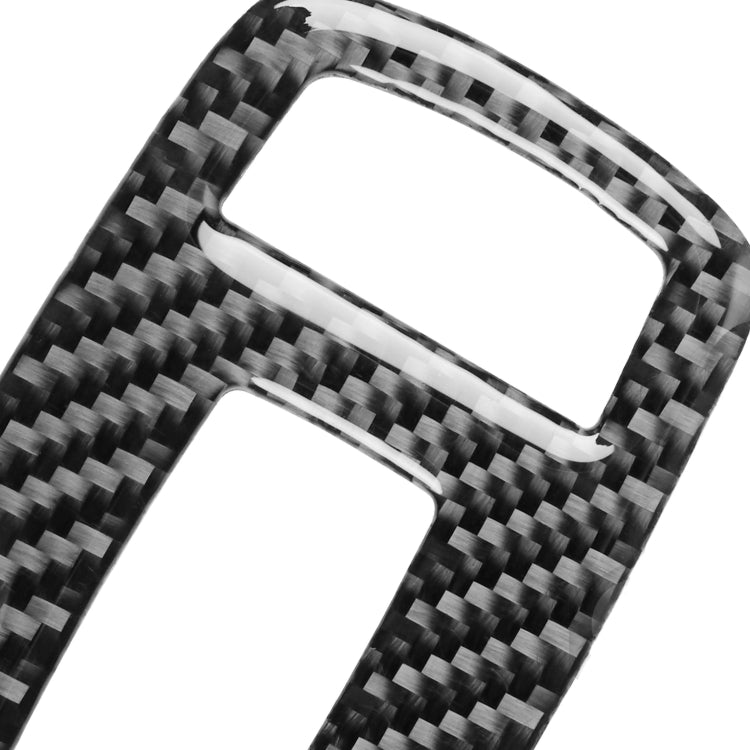 Carbon fiber window switch trim sticker edge with smooth silver border