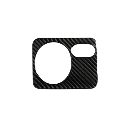 Carbon Fiber Car Headlight Switch Panel Decorative Sticker for Volkswagen Golf 6 2008-2012, Left Driving, Headlight Switch Panel, Left Driving