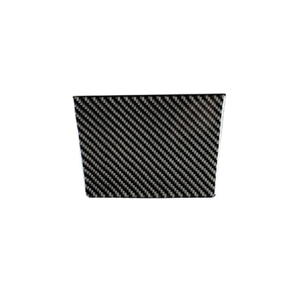 Carbon fiber ashtray panel sticker with black woven texture