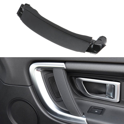 Frosted interior door handle trim cover, black, with mounting clips