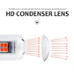 LED 1156 turn signal bulb showing lens area and LED chip