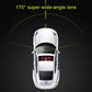 Dash cam diagram highlighting 170° super wide-angle lens coverage