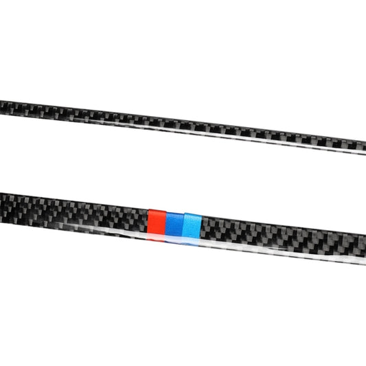 Three Color Carbon Fiber Car CD Panel Decorative Sticker for BMW 5 Series F10 2011-2017, CD Panel(Three Color), CD Panel