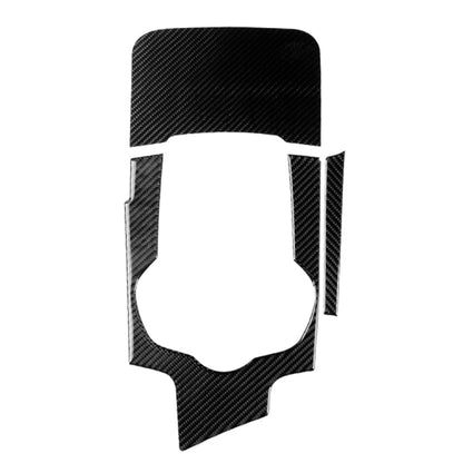 Carbon fiber gear frame decorative sticker panel with cutout opening