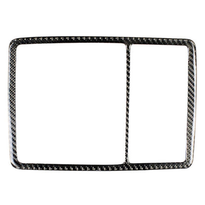 Carbon fiber front reading light decorative sticker, two-piece rectangular panel frame