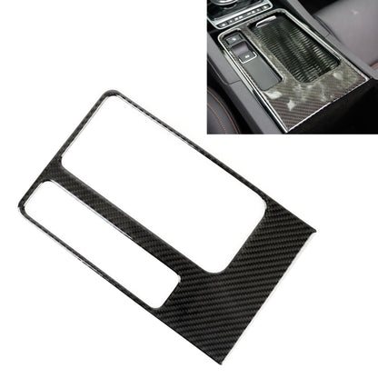 Carbon fiber style car water cup decorative sticker, black textured weave panel