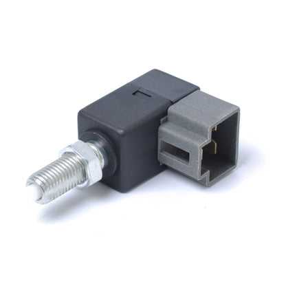 Brake light switch with metal threaded pin and two-pin electrical connector