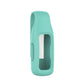 Mint green silicone clip case cover for Fitbit Inspire 2 with open display window