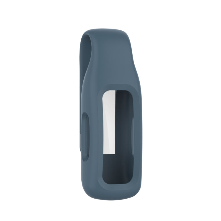 Silicone protective clip case cover for Fitbit Inspire 2, slate blue