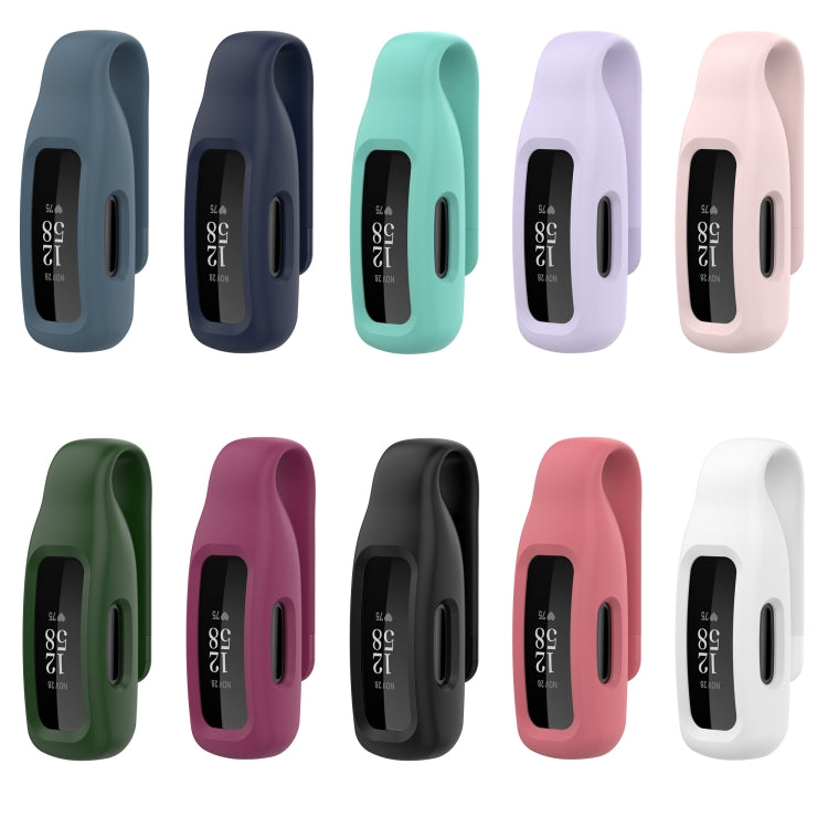 Silicone protective clip case cover for Fitbit Inspire 2, multicolor set