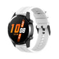 For Huawei Watch GT 2 46mm Silicone Replacement Wrist Strap Watchband, with Black Buckle, with Silver Buckle