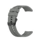 For Huawei Watch GT 2 46mm Silicone Replacement Wrist Strap Watchband, with Black Buckle, with Silver Buckle