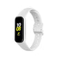 White silicone watch strap with black display smartwatch for Galaxy Fit 2